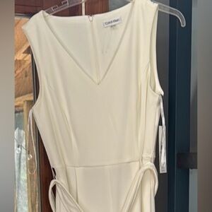 Calvin Klein off white romper